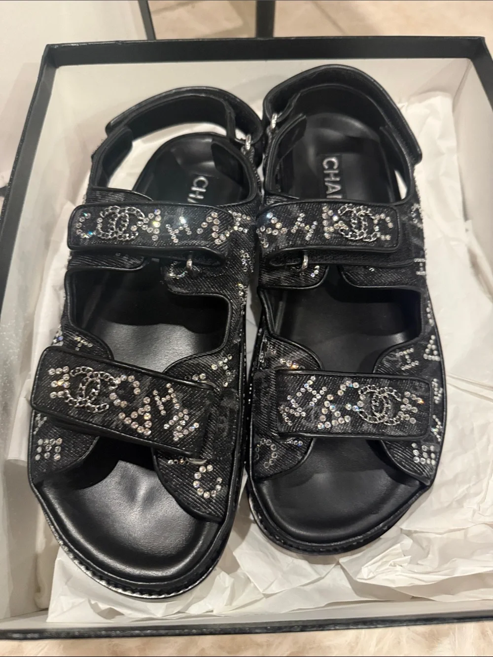 CHANEL designer sandals
